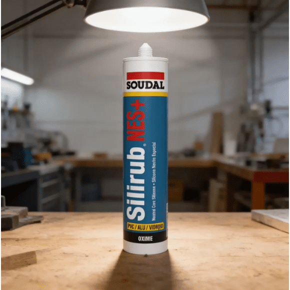 Silicona Neutra Marrón 300 Ml. Silirub Nes+ Soudal