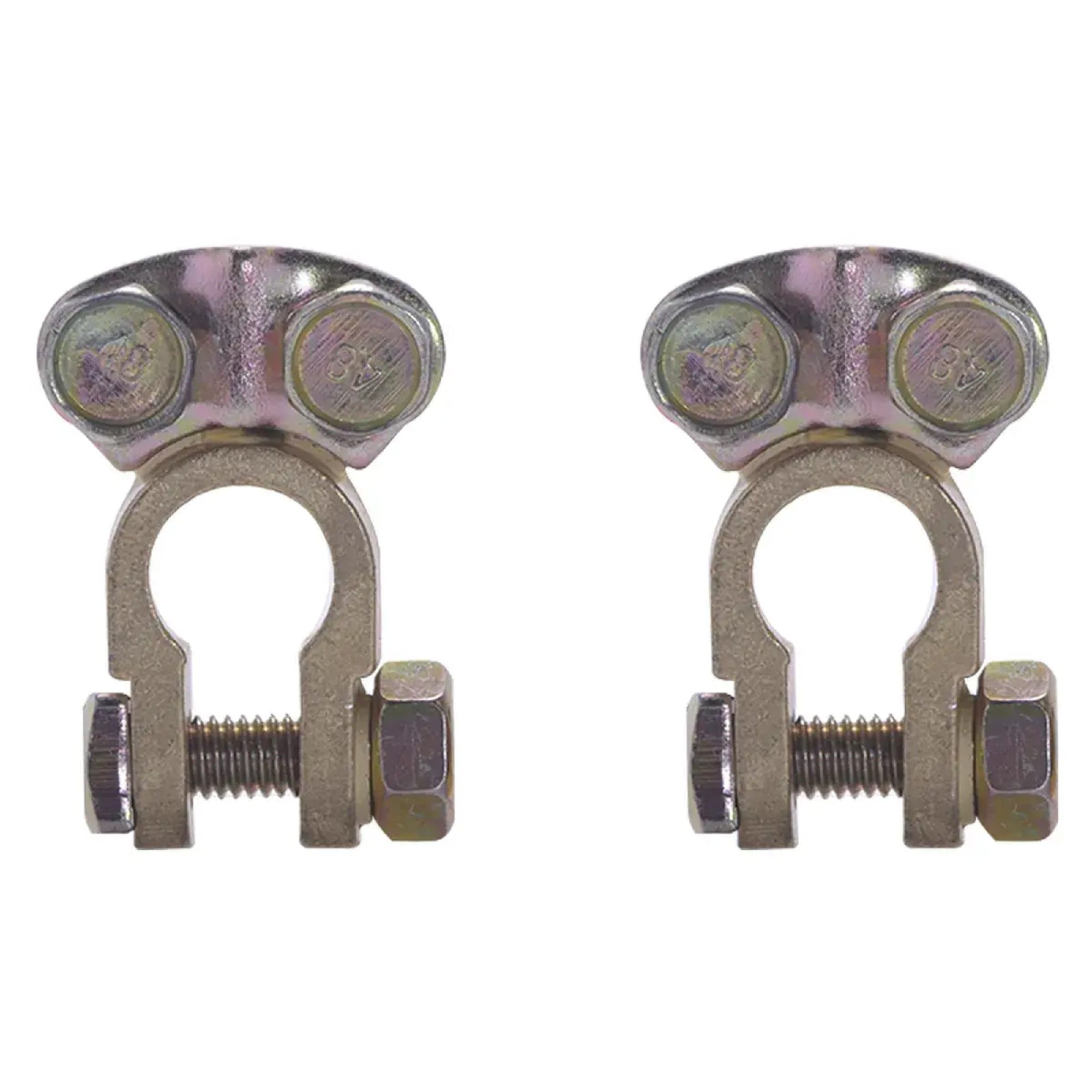 Motorlife - Set 2 Terminales De Bateria 13mm