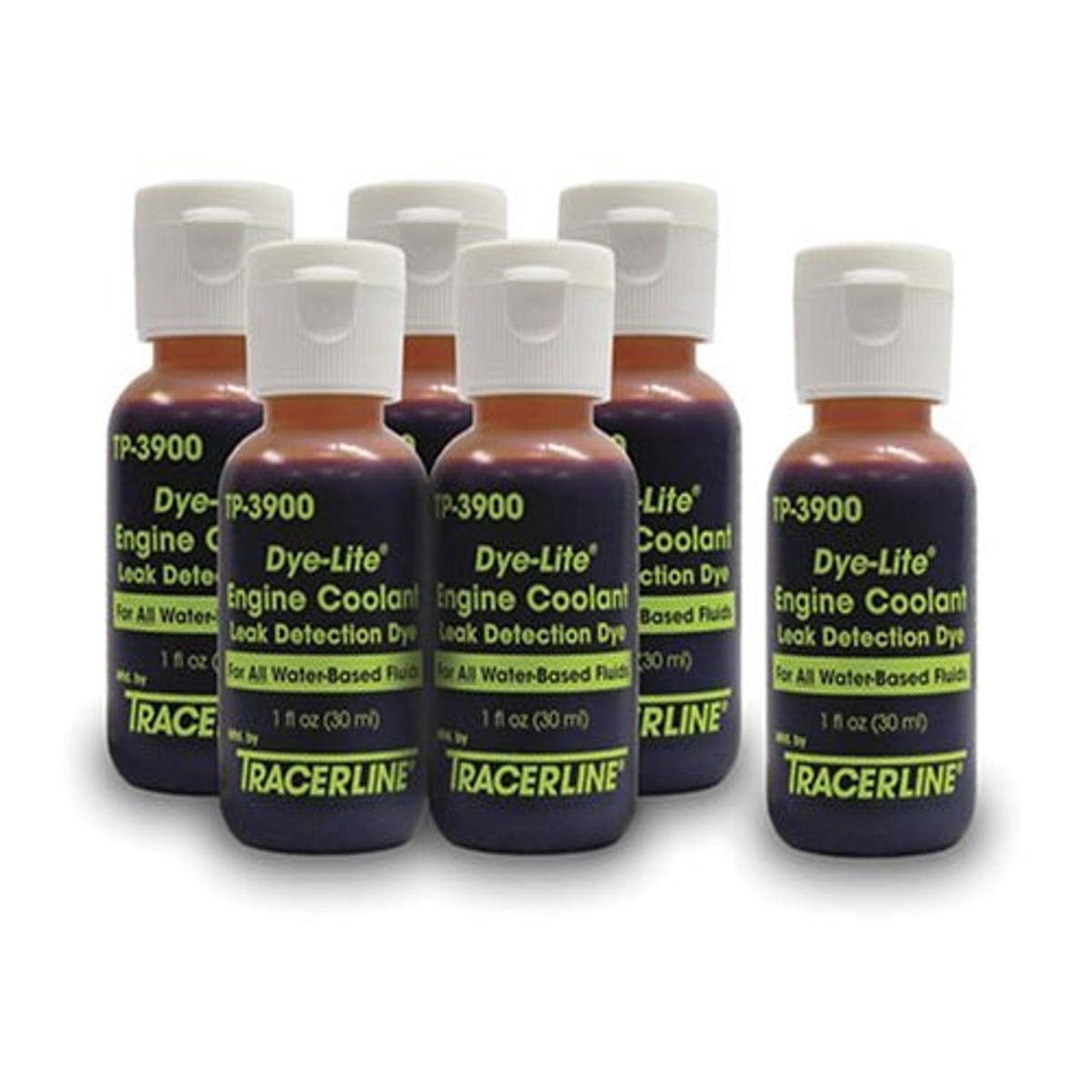 Tracer Products - Tinta Trazadora De Colorantes Para Motor Tp39000601, 30 Ml, Juego De 6