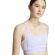 thumbnail image 3 of Bralette de entrenamiento adidas Hyperglam para mujer en tono violeta, 3 of 4