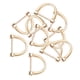thumbnail image 2 of 10 Piezas D Anillos Llavero Herradura Hebillas Para Mochilas DIY Reemplazo Dorado, 2 of 5
