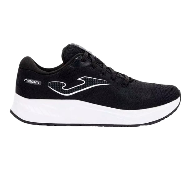 Zapatilla Running Mujer Neon Negro Blanco Joma