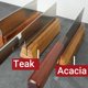thumbnail image 4 of Bloque para cuchillos Nomware 21 cm de madera de teca con ranura de 2 mm, 4 of 4