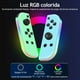 thumbnail image 3 of Control para Nintendo Switch - Mando Inalámbrico con Luces RGB, Vibración Dual y Función Turbo - Azul y Verde, 3 of 7