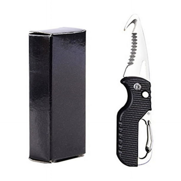 The Ultimate Outdoor Multitool: Serrated and Hook Blade Folding Utility Knife, Camping Knife, Parcel Knife, Pocket Carton Cutter, and Box Opener