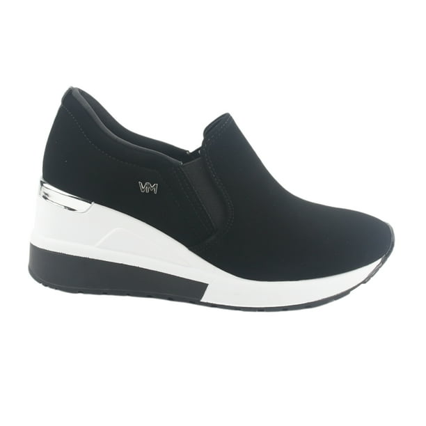 Zapatilla Via Marte Mujer 046-002-01 Negro Casual