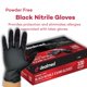 thumbnail image 4 of Guantes médicos desechables Dealmed Black Nitrile 1000 Small, 4 of 9