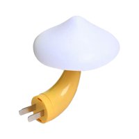 Ioensy - Lámpara De Pared Enchufable Para Niños, Luz Decorativa De Noche Con Forma De Seta Para El Hogar, Luz Verde