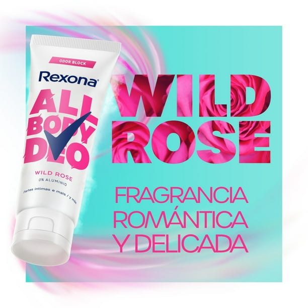 Desodorante Crema Rexona All Body Wild Rose Unisex, 75 g | Lider