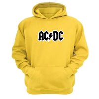 Genérico - Polerón Canguro Acdc Amarillo Talla L Unisex
