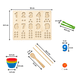 thumbnail image 2 of Juego Educativo Montessori de Conteo, Colores y Motricidad Fina de Madera, 2 of 6