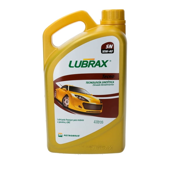 Aceite 10w40 Lubrax Tecno 4Lt Semi-sintetico Diesel/ Bencina
