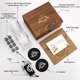 thumbnail image 2 of Set de regalo Whiskey Stones EXREIST con 2 vasos y bolsa, 2 of 8
