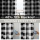 thumbnail image 4 of Cortinas opacas DriftAway Buffalo Plaid Check, 160 x 160 cm, 2 paneles, 4 of 9