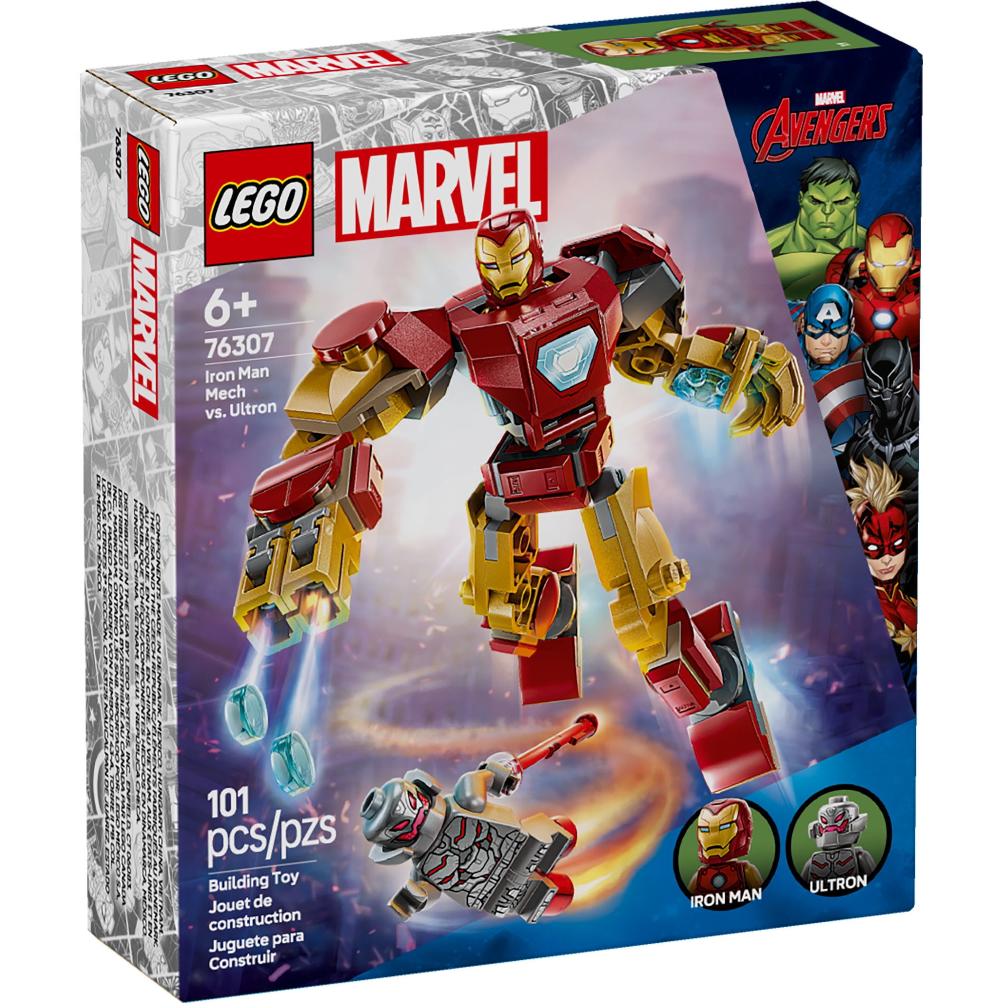 Lego - Bloques De Construcción Armadura Robotica De Iron Man Vs. Ultron