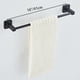 thumbnail image 2 of Juego de accesorios de baño bluebyrne de acero inoxidable negro mate, 2 of 7