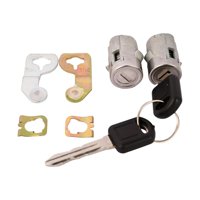 Magideal - 15298924 Juego De Cilindros De Cerradura De Puerta De 1 Par, Ensamblaje Simple, Accesorio Para Automóvil, Piezas De Repuesto Con 2 Llaves De Repuesto