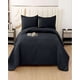 thumbnail image 3 of Cobertor De Lujo Quilt Verano Plaza Y Media Negro, 3 of 4