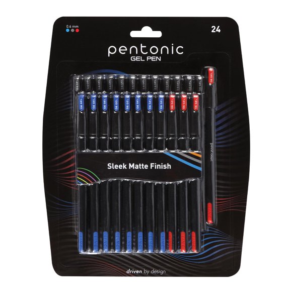 Bolígrafos de gel Pentonic 24 unidades 0,6 mm colores surtidos