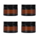 thumbnail image 1 of Frascos de Vidrio Ámbar ZIYIZE 30 mL con Tapa Paquete de 4 para Cosméticos, 1 of 7