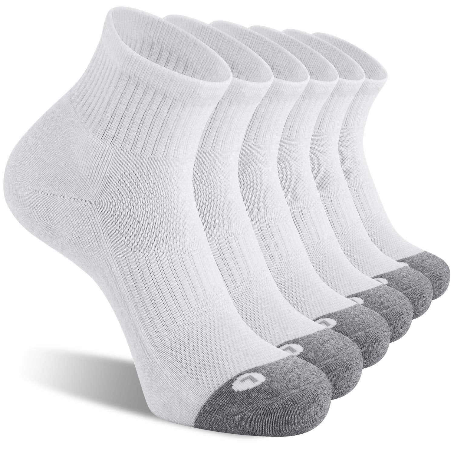 Pack De 6 Calcetines Deportivos Fitrell Para Hombre, Color Blanco