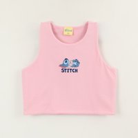 Polera Sin Manga Niña Rosa Peto Lilo & Stitch Disney