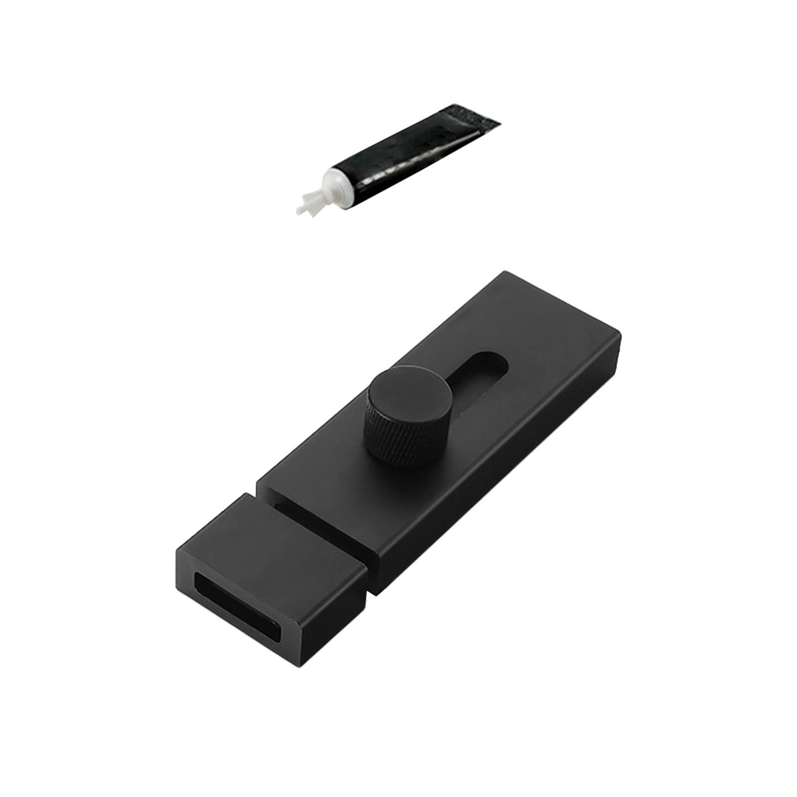 Bothyi - Pestillo De Puerta Cerradura Deslizante Pestillo De Perno Cilíndrico Para Patio Interior Y Exterior 100 Mm Negro