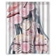 thumbnail image 1 of Cortina de ducha de baño con dibujos animados de anime japonés, con ganchos, tamaño 60 x 72 pulgadas, 1 of 3