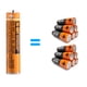 thumbnail image 4 of Batería recargable Pingju NI-MH AAA 1,2 V 700 mAh, paquete de 6, 4 of 7