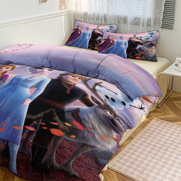 Frozen 'Magical Winter' Kids Twin Bedding Set Girls And Boys