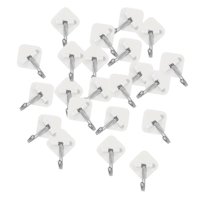 Magideal - Ganchos Adhesivos Para Pared, Ganchos Para Abrigos De Una Sola Punta, Colgador De Toallas, Ganchos Para Llaves, Para Toallas, Para Armario, Dor Rombo