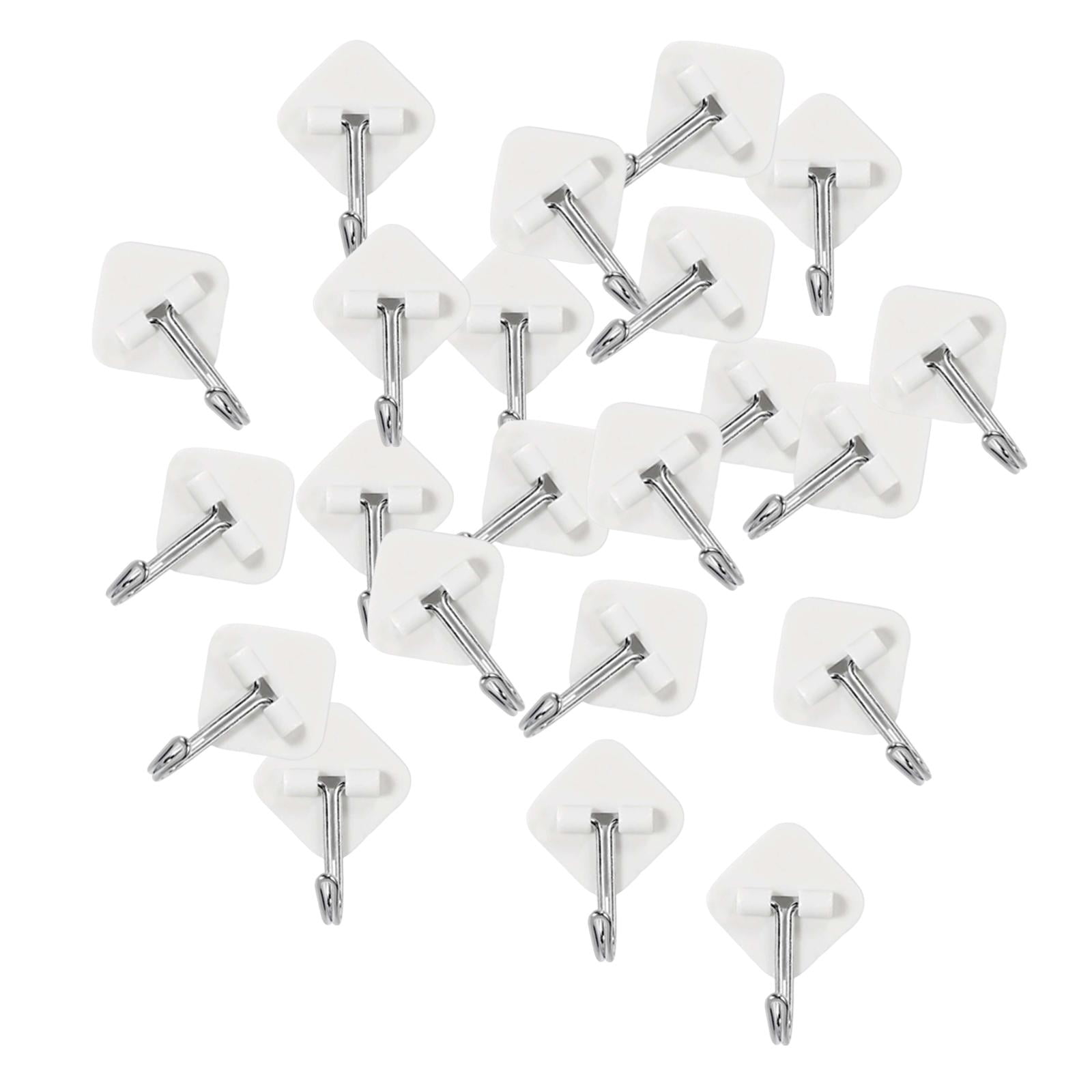 Magideal - Ganchos Adhesivos Para Pared, Ganchos Para Abrigos De Una Sola Punta, Colgador De Toallas, Ganchos Para Llaves, Para Toallas, Para Armario, Dor Rombo