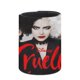 thumbnail image 3 of Bruja Cruella-theme Cylinder Pen Holder Pencil Organizer with Flannel Lining PVC Leather Material Cardboard Base for study work 10*8CM, 3 of 6