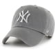 thumbnail image 1 of Gorra 47 Yankees Logo Principal Clean Up (Gris Oscuro), 1 of 4