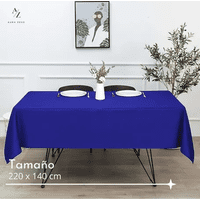 Genérico - Mantel Antimanchas 220X140 Azul Liso