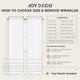 thumbnail image 3 of Cortinas Joydeco 213 cm Blanco Opacas – Juego de 2 Paneles, 3 of 9