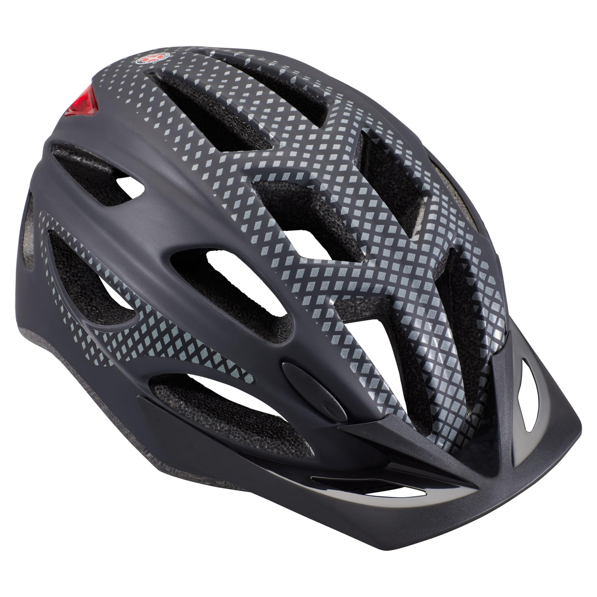 Casco De Bicicleta Schwinn Beam Con Iluminación Led Para Adultos, Color Negro
