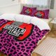 thumbnail image 1 of Rose Pink Leopard Gorilla Tag Comforter Set Soft 3 Pcs Twin Bedding Sets Thicken for All Season, 1 of 5