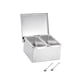 thumbnail image 2 of Organizador De Caja De Condimentos Con Tapa, Botes De Especias De Acero Inoxidable Para Cocina Casera, Dos Rejillas, 2 of 5
