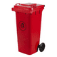 thumbnail image 1 of Contenedor De Basura 120 Litros Color Rojo, 1 of 2