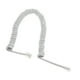 thumbnail image 1 of Teléfono Auricular Receptor Cable Teléfono Bobina Rizada Cable 4P4C RJ22 - Blanco, 1 of 3