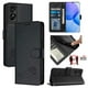 thumbnail image 5 of Funda tipo cartera FOXDOCK para TCL 50 SE con soporte, ranuras, RFID, diseño de gato, 5 of 5