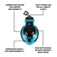 thumbnail image 3 of Chalk Line OX Tools OX-P027731, 30 m, con gancho curvo y mango de metal, 3 of 7