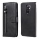 thumbnail image 1 of Funda con Cremallera para Xiaomi Redmi 9, Carcasa Cartera de Cuero PU con Soporte y Tarjetero, 1 of 6