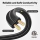 thumbnail image 3 of Cable de alimentación BN-LINK 1,8 m, 3 tomas, negro, paquete de 2, 3 of 8