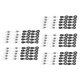 thumbnail image 4 of Soporte De Retenedores De Conectores De Extremos De Metal De Goma De 100 Piezas Para Cadena De Anteojos, 4 of 6