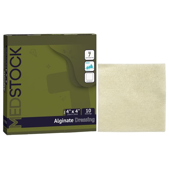 Apósito para heridas MEDSTOCK 10 cm Altamente absorbente - Pack de 10