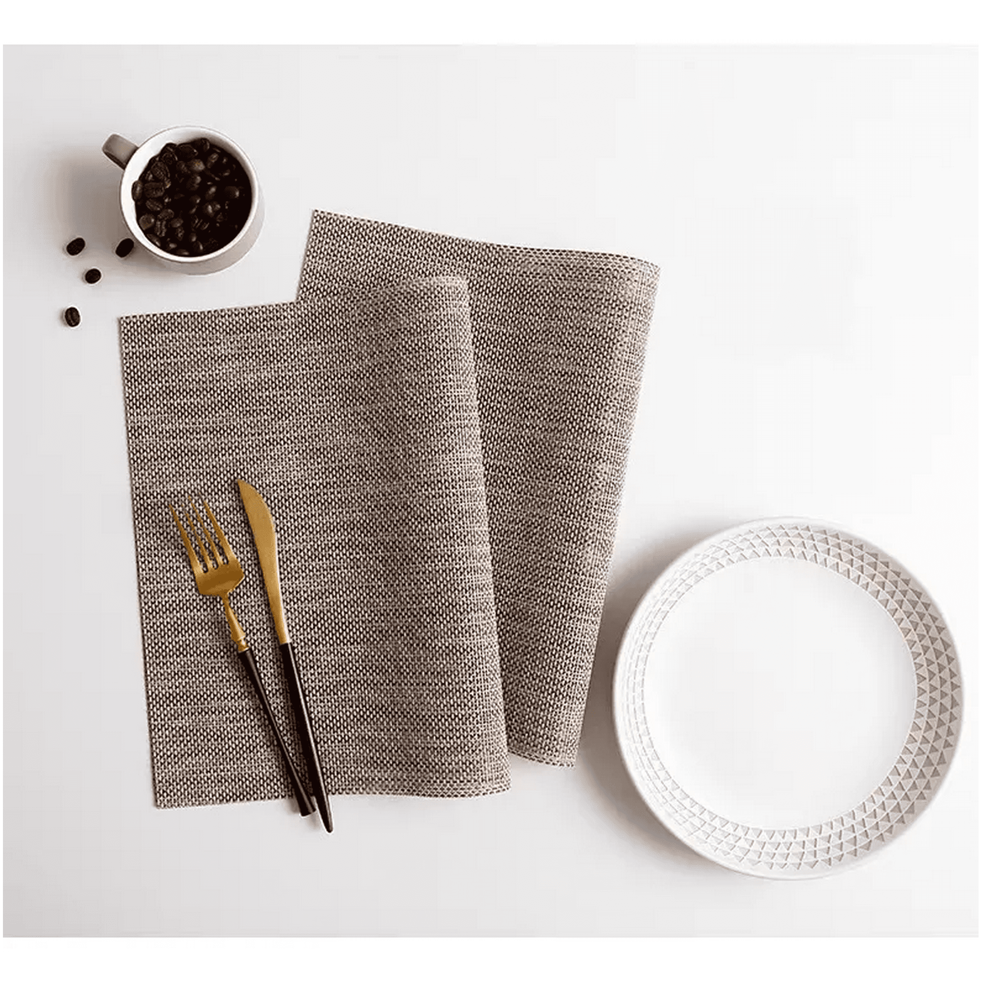 Genérico - Mantel Individual Lino Imitación X10