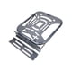 thumbnail image 4 of Portaequipajes Trasero Para Motocicleta, Estante De Almacenamiento Trasero Resistente Al Desgaste, Color Plateado, 4 of 5