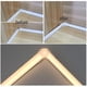 thumbnail image 3 of Kit de canal de aluminio LED para esquina HAMRVL para tiras de luz, 3 of 7